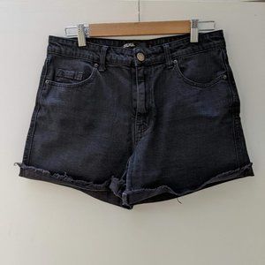 Black BDG high rise shorts